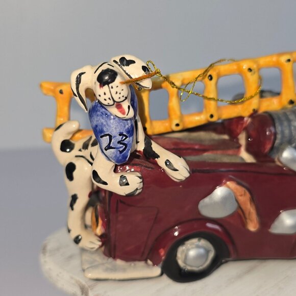 Blue Sky Clayworks #23 Heroes Brigade Firetruck Dalmatian by Heather Goldminc - Picture 2 of 8